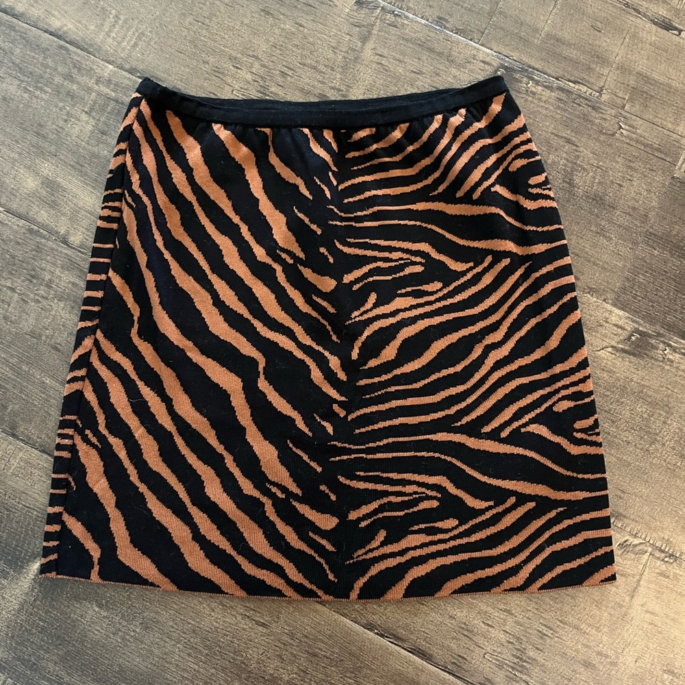 Missoni | Tiger/Zebra Print Mini Skirt | Size 42/S